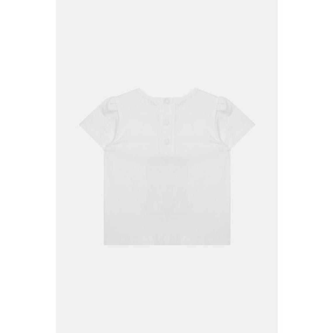 Gb Baby Layette  Kız Bebek Beyaz Tshirt 23SS0BG2540