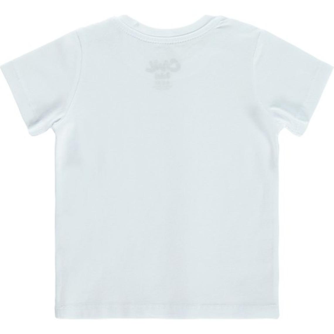 Civil Baby Erkek Bebek Tişört 6-18 Ay Beyaz