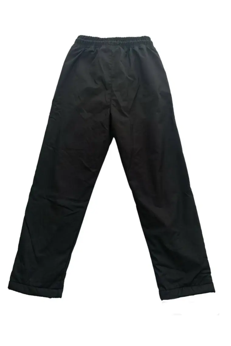 WeekJack Unisex Çocuk Içi Polarlı Su Geçirmez Siyah Kar Pantolonu