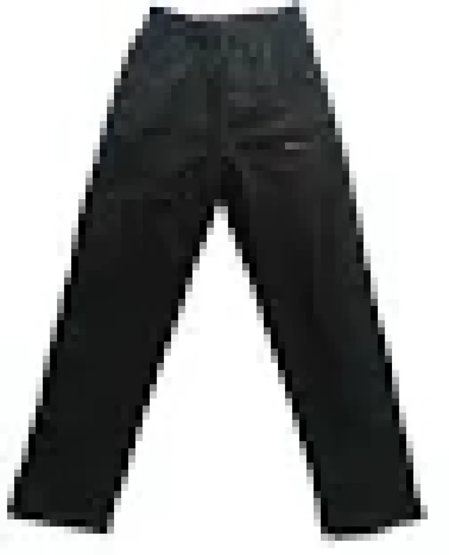 WeekJack Unisex Çocuk Içi Polarlı Su Geçirmez Siyah Kar Pantolonu