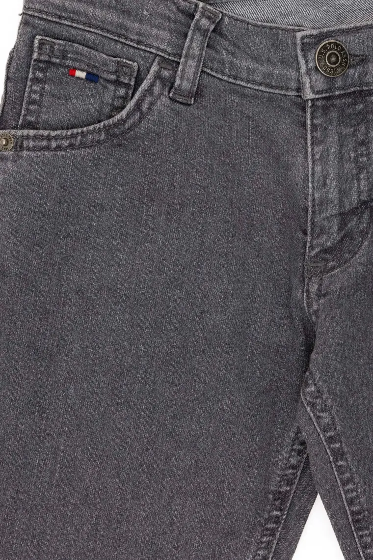 U.S. Polo Assn. Erkek Çocuk Gri Pantolon (Jean) 50297148-DN0025