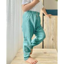 Cigit Pat Detaylı Örme Pantolon Turkuaz