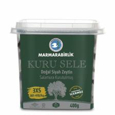 Kuru Sele Siyah Zeytin 400 gr 3xs Boy