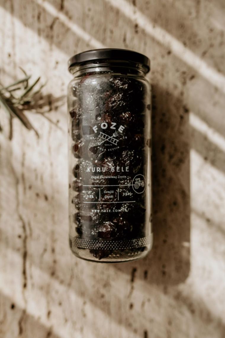 Az Tuzlu Kuru Sele Siyah Zeytin 300 gr - Yeni Mahsül