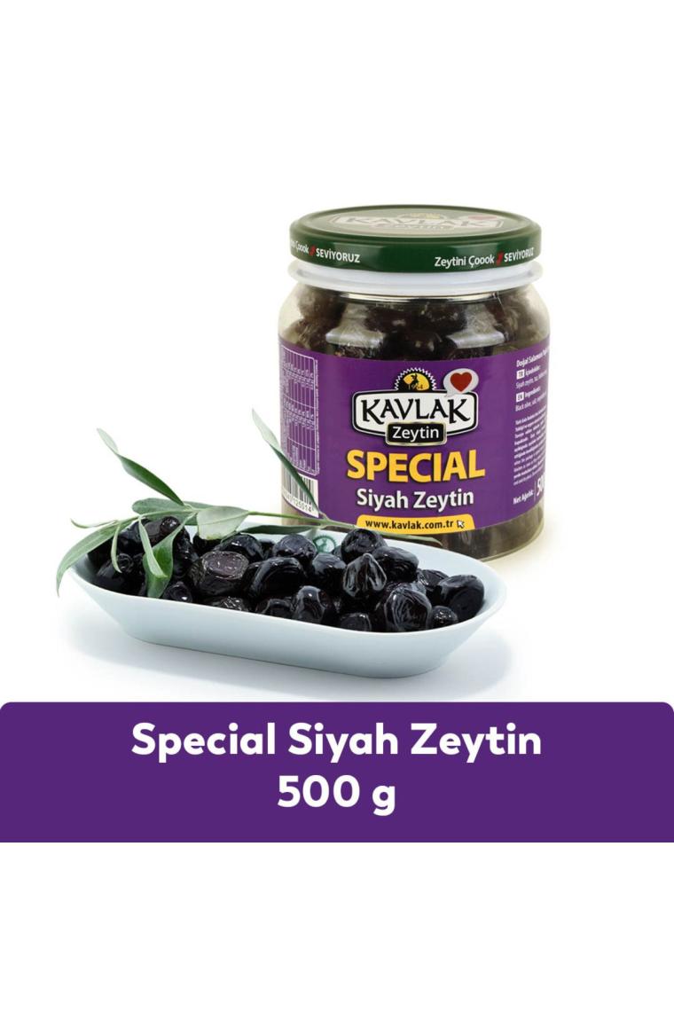 Kavlak Special Gemlik Siyah Zeytin 500 Gr