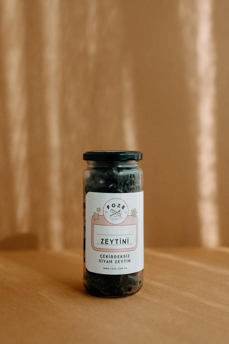 Çekirdeksiz Çocuk Zeytini - Siyah 300 Gr