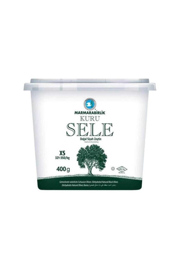 Siyah Zeytin Kuru Sele 400 Gr. (381-410)
