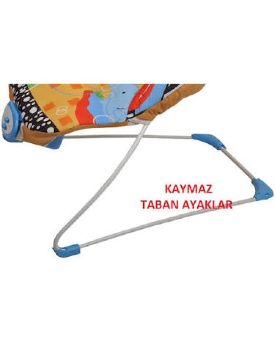 Norfolk Rhythm Titreşimli ve Müzikli Ev Tipi Ana Kucağı - Tam Yatarlı - Kademeli Sırt Ayarı - Sevimli Hayvanlar