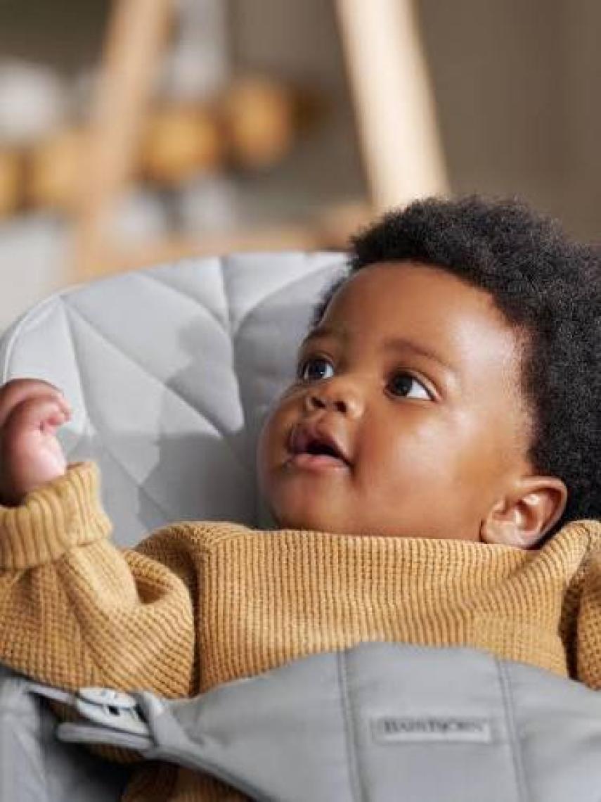 BabyBjörn Bliss Ana Kucağı Anthracite Petal Cotton