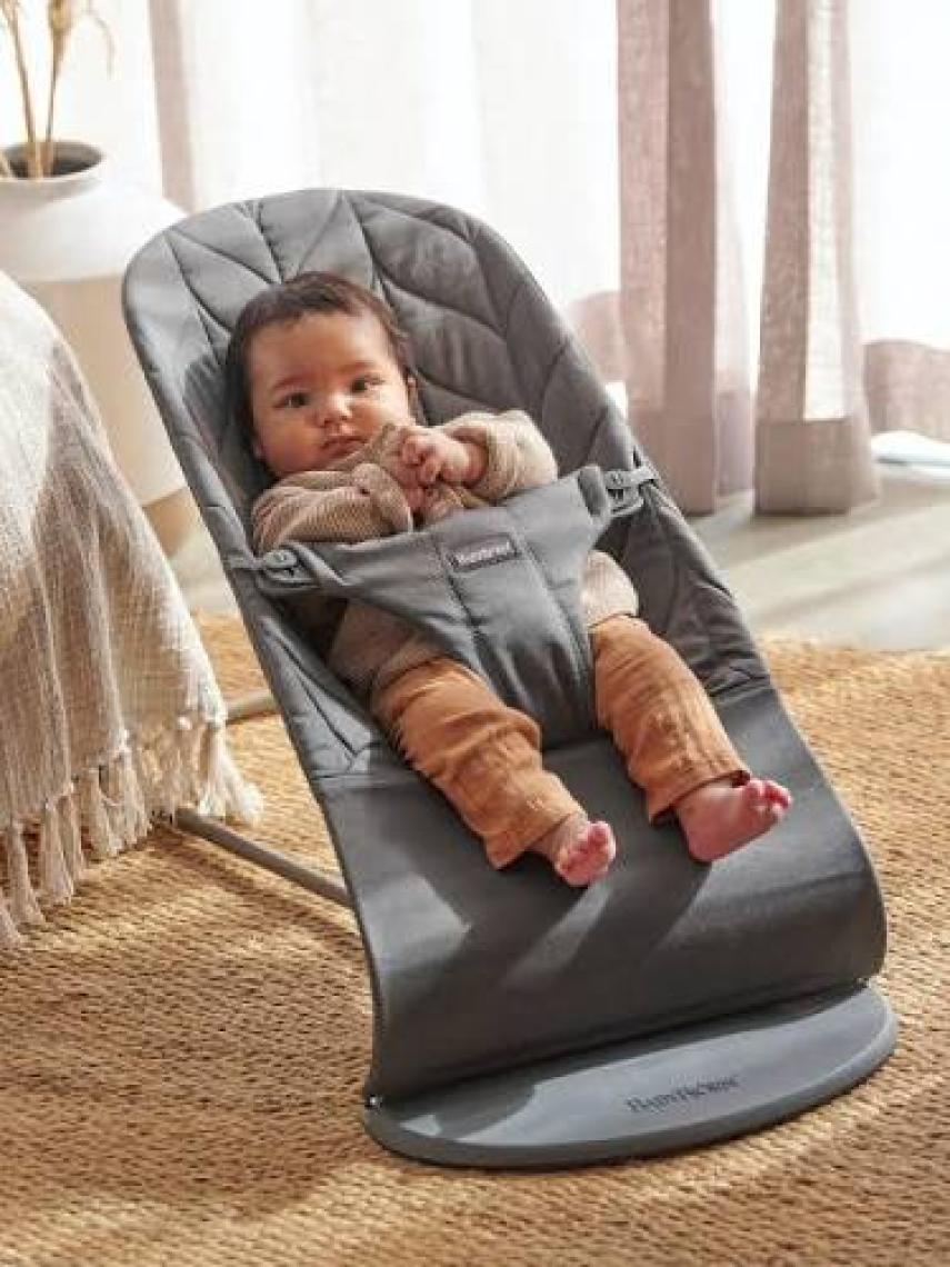 BabyBjörn Bliss Ana Kucağı Anthracite Petal Cotton