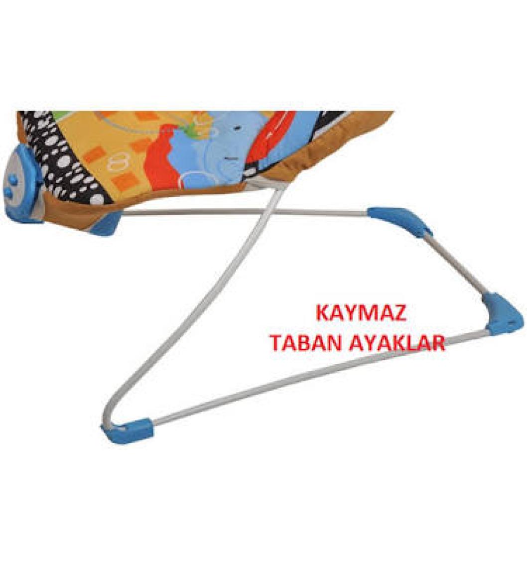 Norfolk Rhythm Titreşimli ve Müzikli Ev Tipi Ana Kucağı - Tam Yatarlı - Kademeli Sırt Ayarı - Sevimli Balina