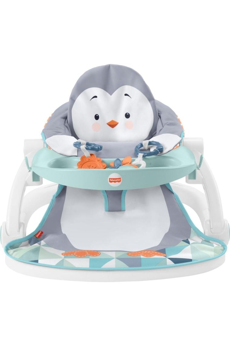 Fisher-price Tepsili Ana Kucağı - Penguen Adası, Mama Tepsisi Hayvan Temalı Taşınabilir Ana Kucağı