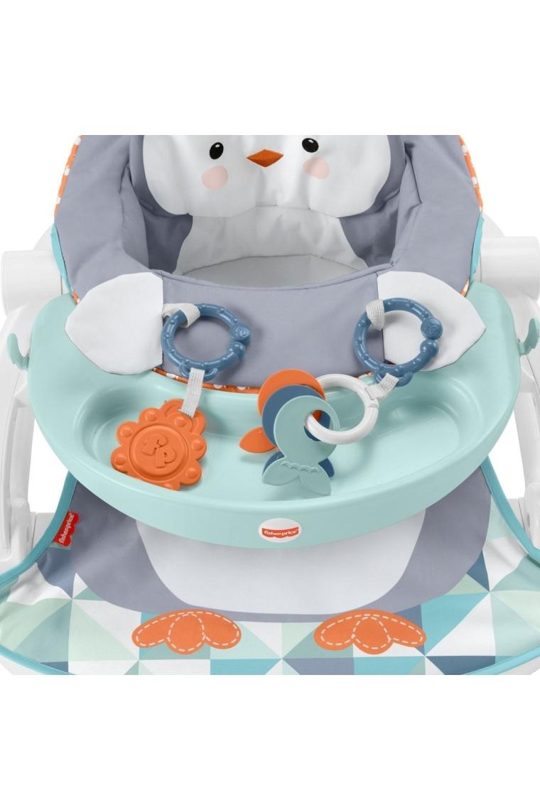 Fisher-price Tepsili Ana Kucağı - Penguen Adası, Mama Tepsisi Hayvan Temalı Taşınabilir Ana Kucağı