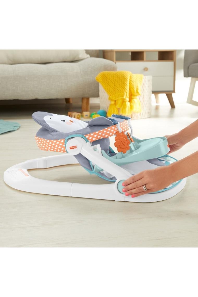 Fisher-price Tepsili Ana Kucağı - Penguen Adası, Mama Tepsisi Hayvan Temalı Taşınabilir Ana Kucağı