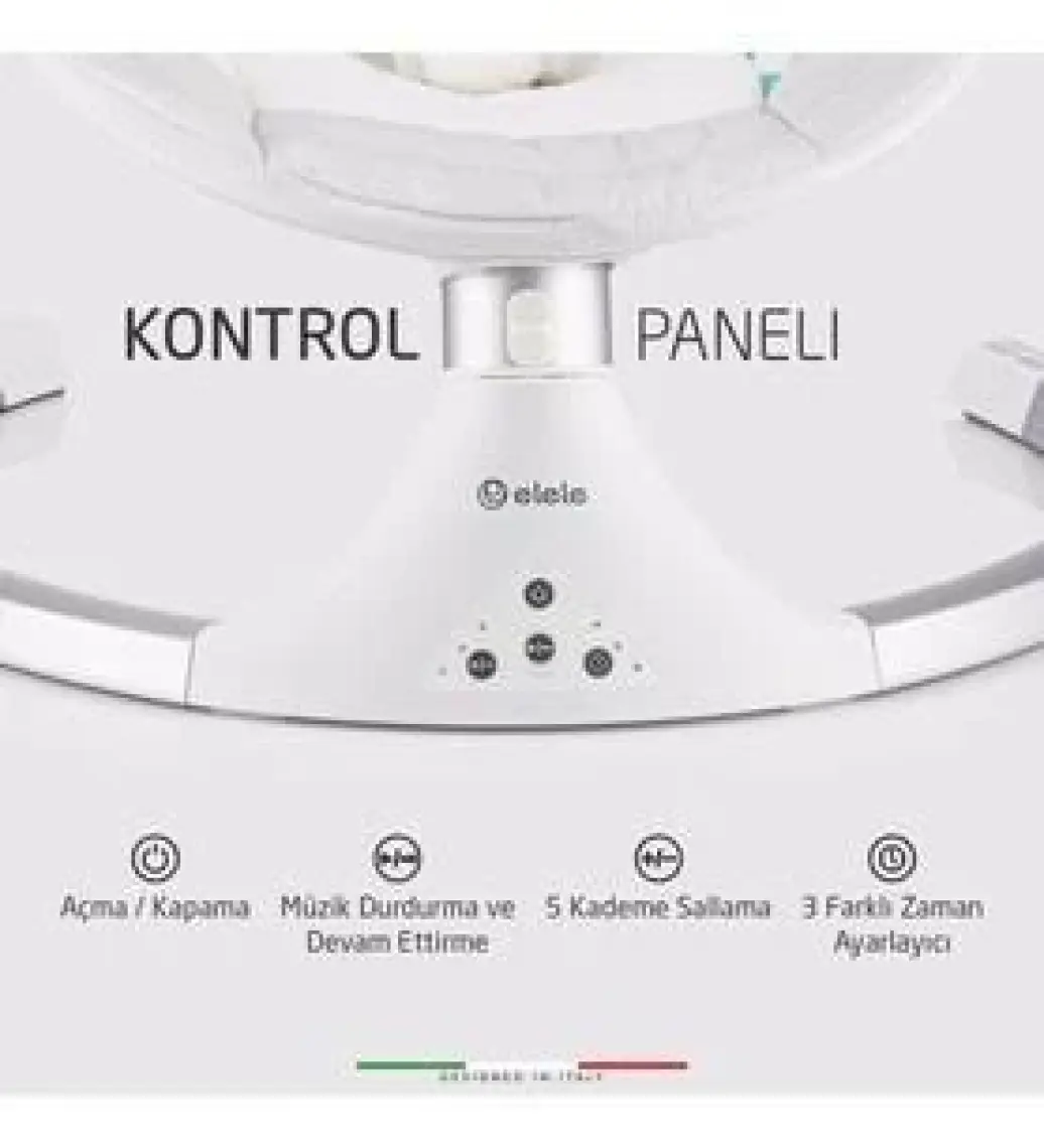Elele Dormire Elektrikli Otomatik Sallanan Ana Kucağı