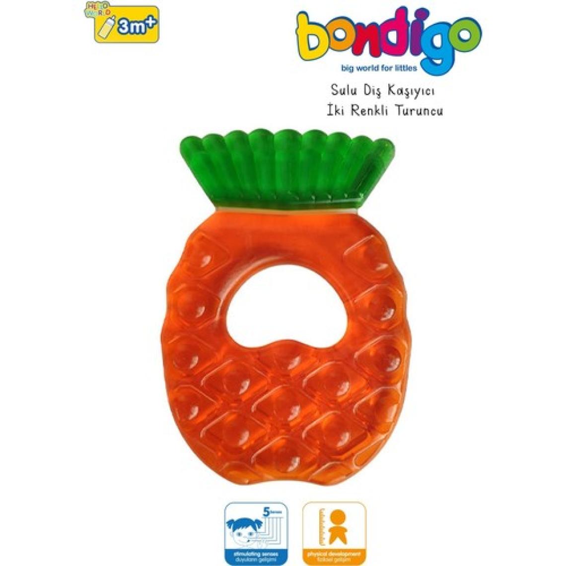 Bondigo BPA İçermeyen Silikon Ananas Şekilli Diş Kaşıyıcı - Bebekler İçin Kolay Tutma ve Diş Sağlığına Uygun Tasarım