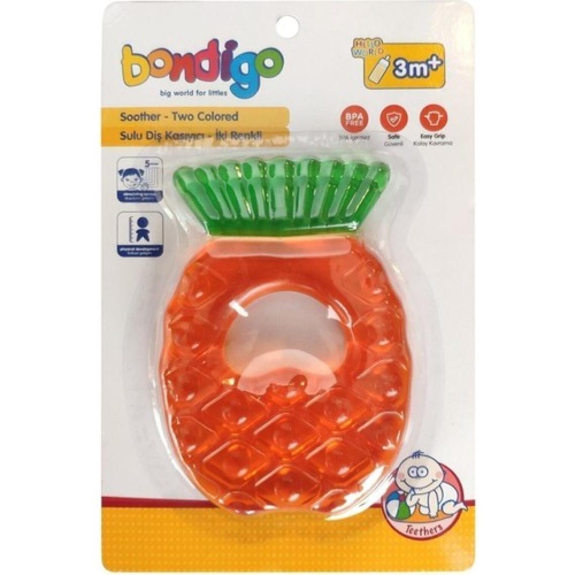 Bondigo BPA İçermeyen Silikon Ananas Şekilli Diş Kaşıyıcı - Bebekler İçin Kolay Tutma ve Diş Sağlığına Uygun Tasarım