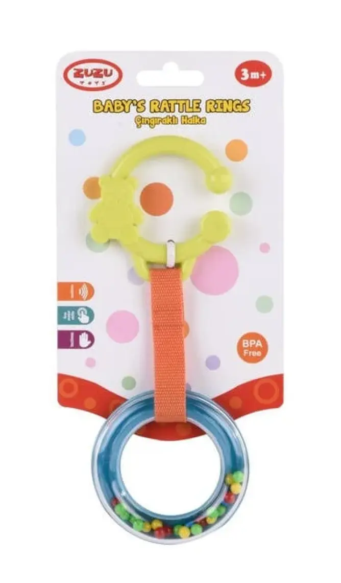 Zuzu Toys Zuzu Çıngıraklı Halka Yeşil