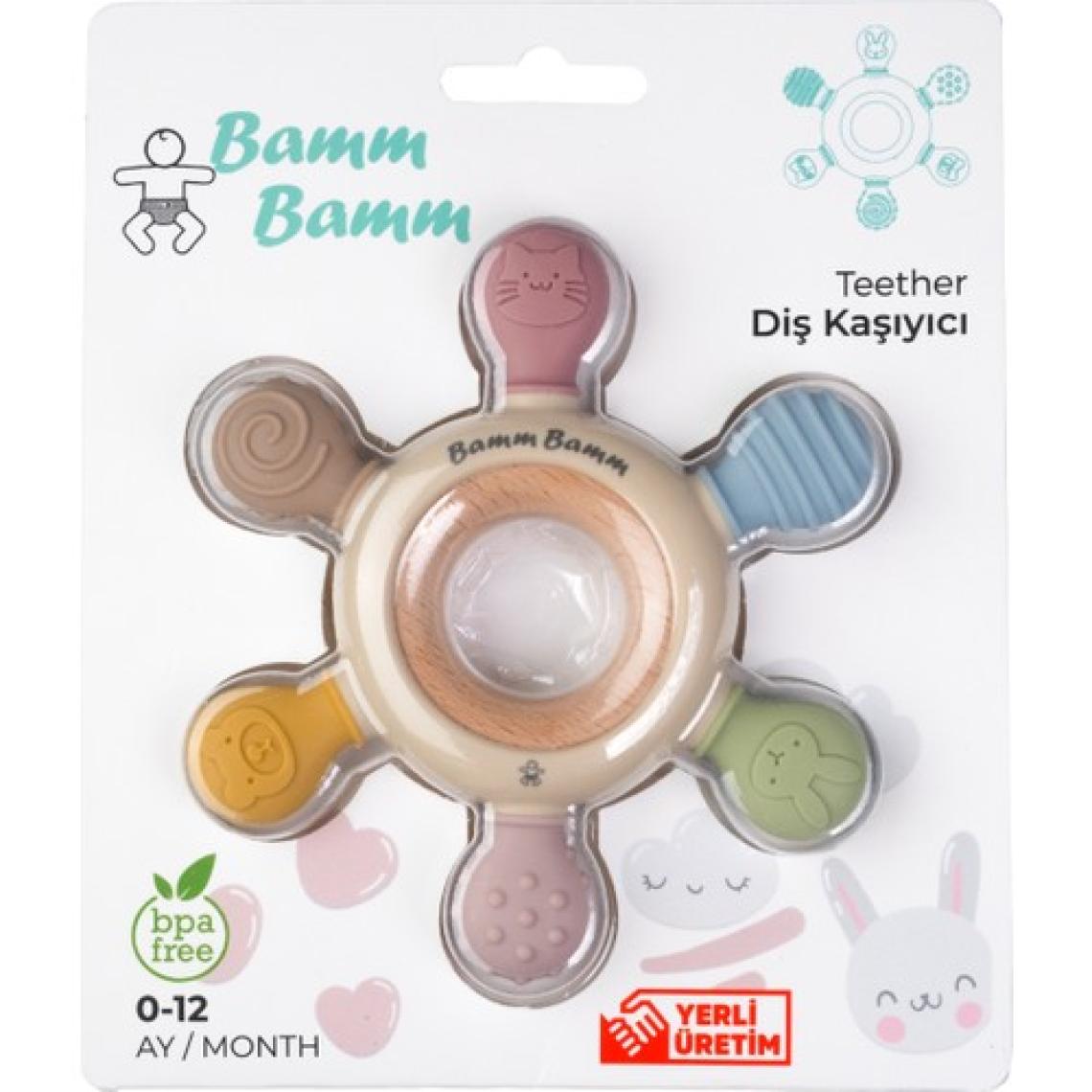 Bamm Bamm Diş Kaşıyıcı Yerli Üretim Silikon Hafif ve Rahat Kavranır