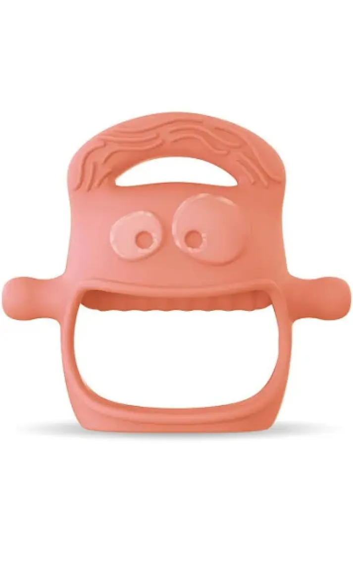 MOCHi Silikon Bebek Diş Kaşıyıcı – BPA ve BPS İçermez, Ergonomik Tutma, Sevimli Tasarım, Duyusal ve Motor Gelişimi Destekler