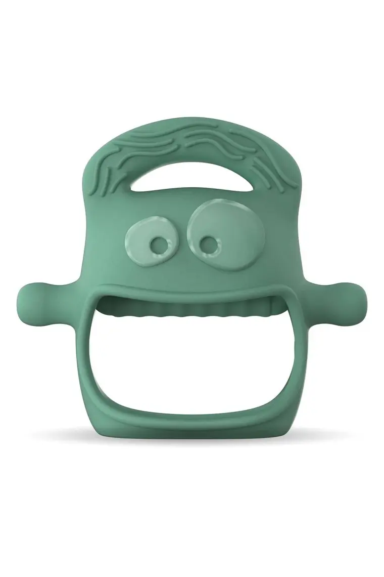 MOCHi Silikon Bebek Diş Kaşıyıcı – BPA ve BPS İçermez, Ergonomik Tutma, Sevimli Tasarım, Duyusal ve Motor Gelişimi Destekler