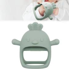 Meleni Baby Silikon Bebek Diş Kaşıyıcı - Diş Kaşıma Eldiveni Yenidoğan Dişlik Pembe