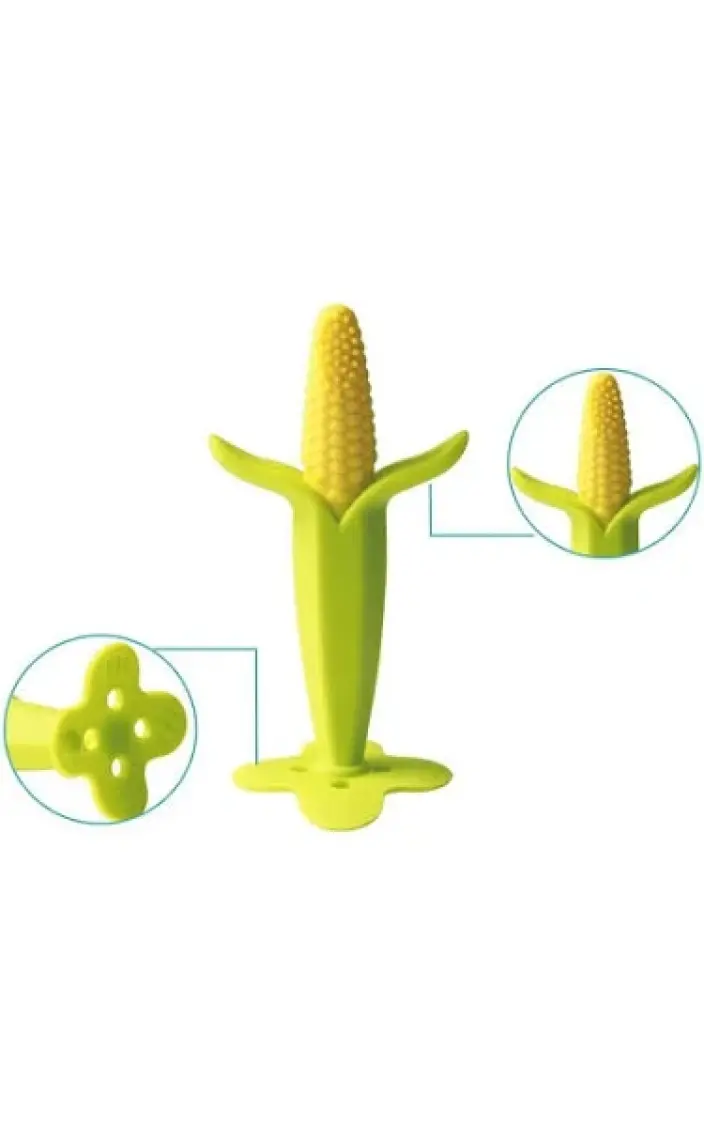Easy Idea Ayaklı Mısır Bebek Diş Kaşıyıcı Diş Fırçası