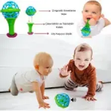 Jusso Çok Amaçlı Eğlenceli ve Eğitici Marakas