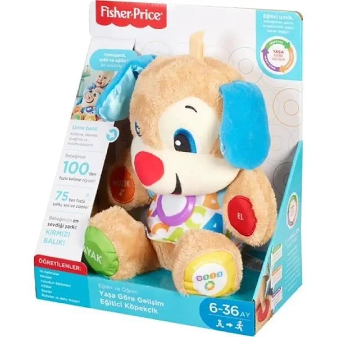 Fisher Price Eğitici Köpekçik Çıngırakları Erkek