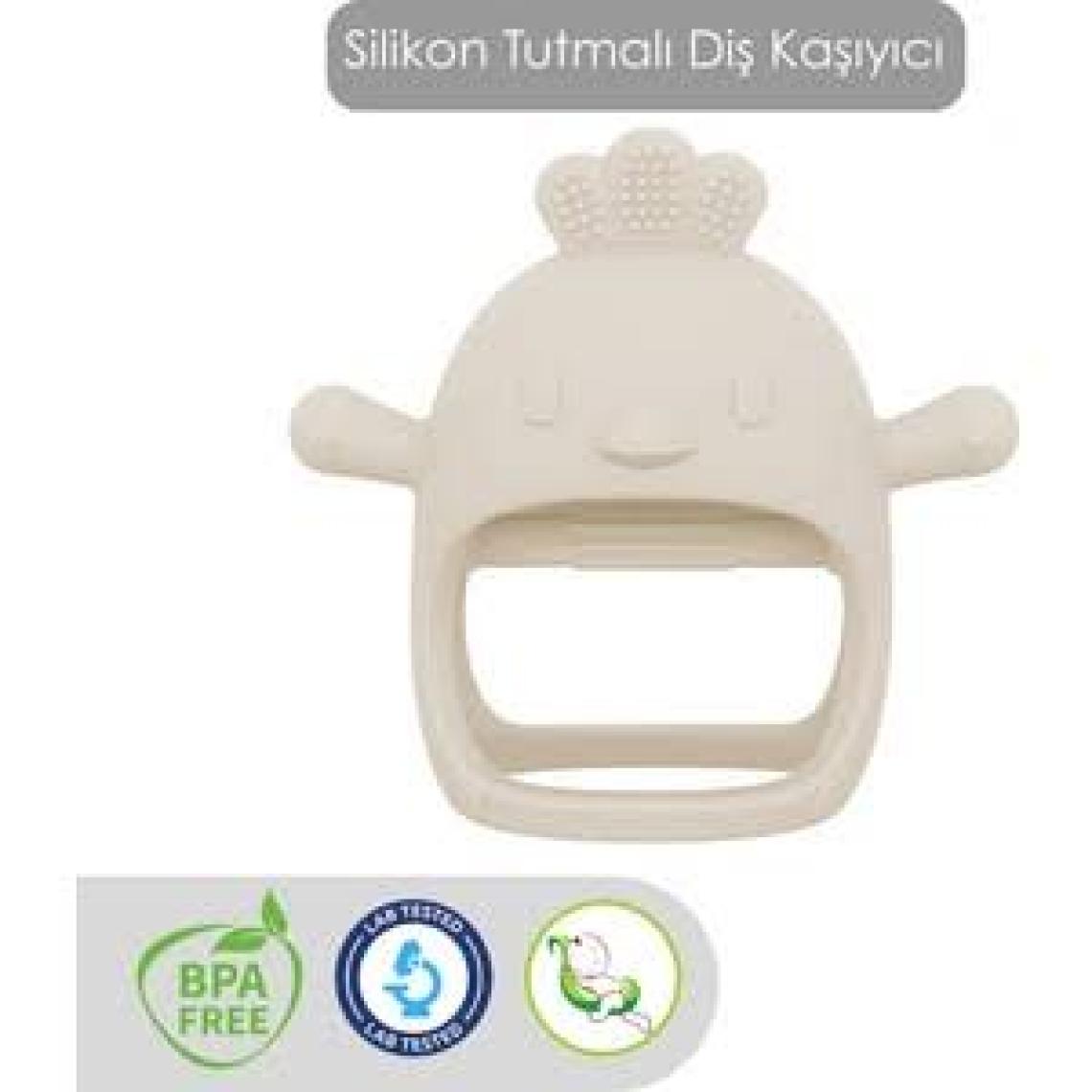 Meleni Baby Silikon Bebek Diş Kaşıyıcı - Diş Kaşıma Eldiveni Yenidoğan Dişlik Pembe