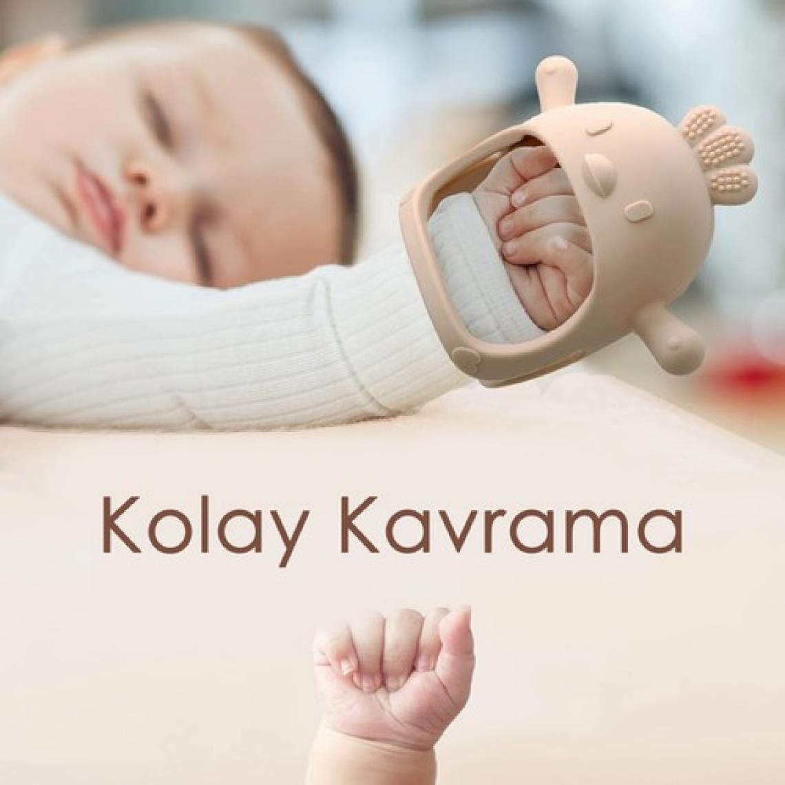 Meleni Baby Silikon Bebek Diş Kaşıyıcı - Diş Kaşıma Eldiveni Yenidoğan Dişlik Pembe