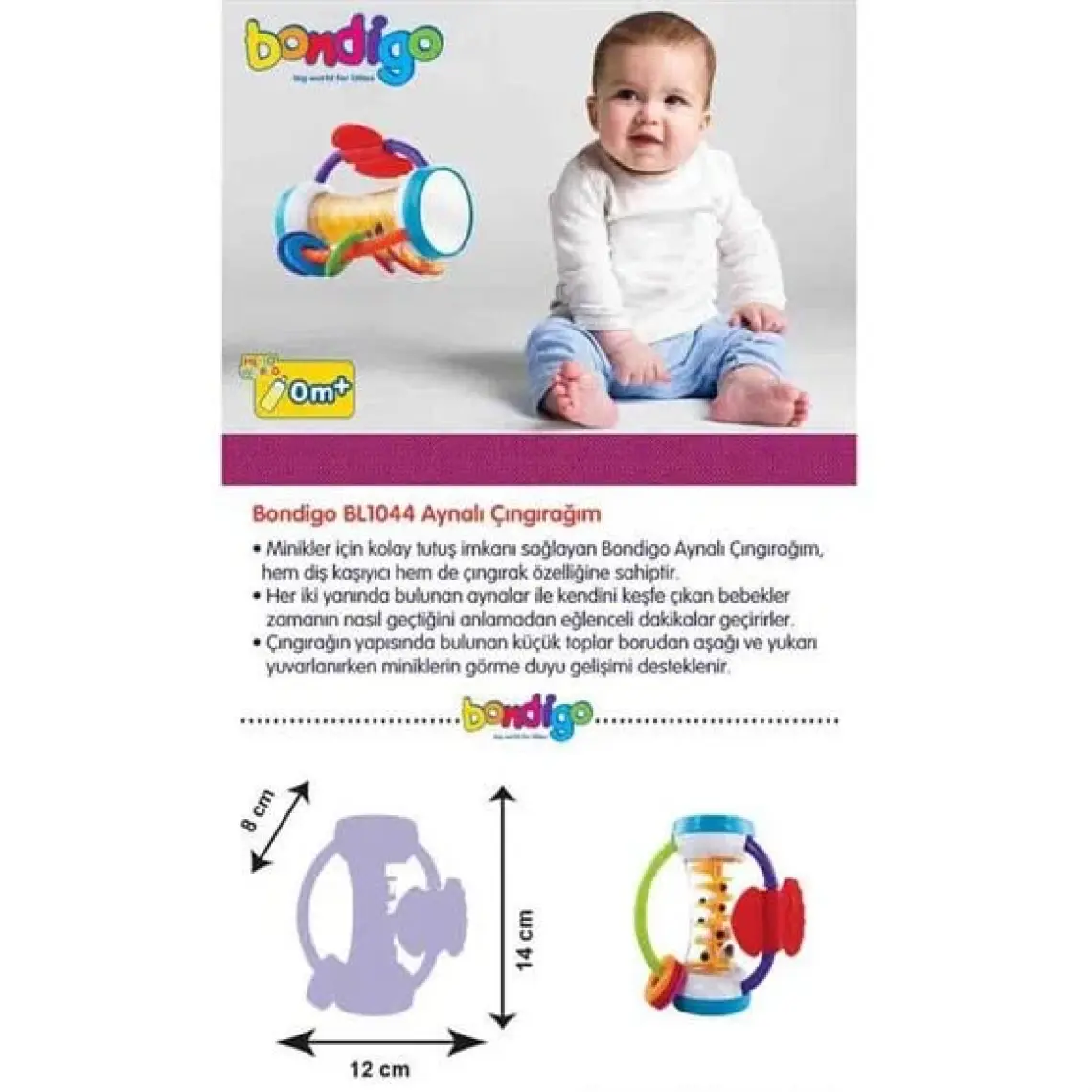 Bondigo Aynalı Çıngırağım
