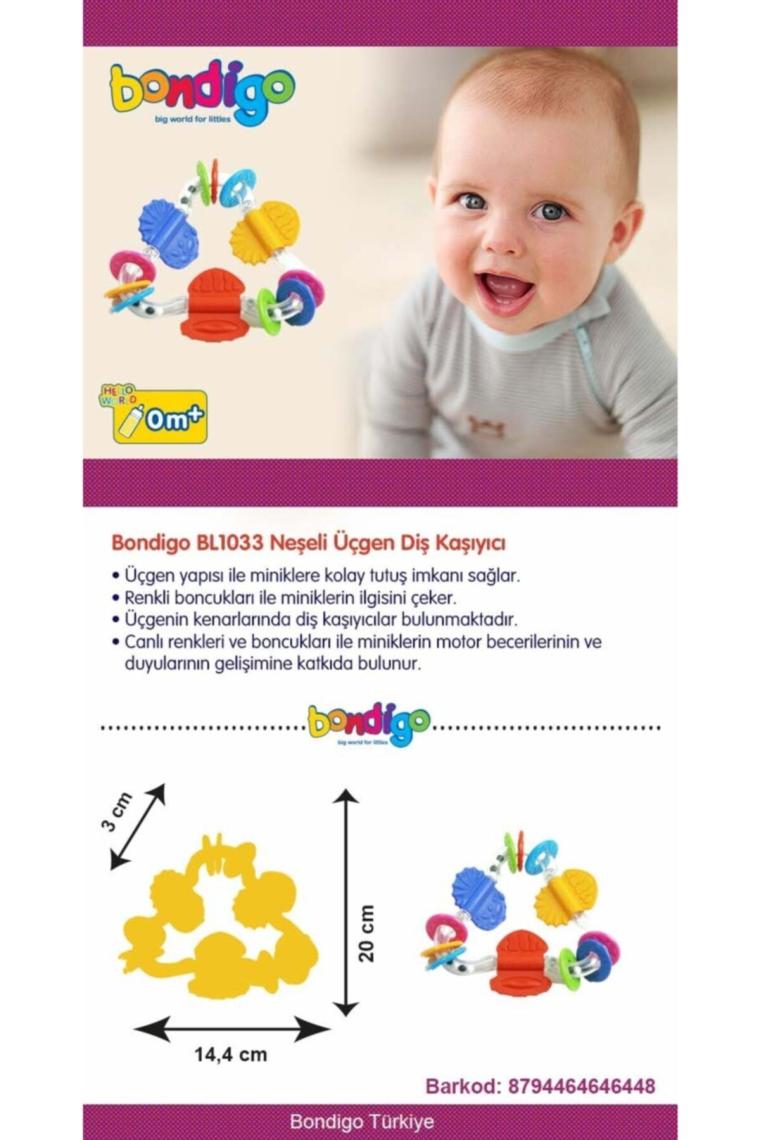 Bondigo Diş Kaşıyıcı Eğlenceli Üçgen