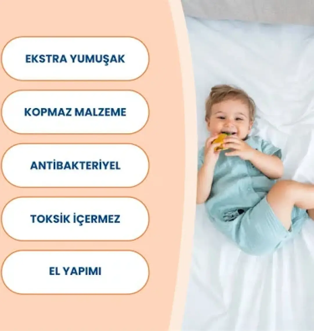 Hubble  Bebek Diş Kaşıyıcı Ve Oyuncağı (  Kauçuk) Havuç