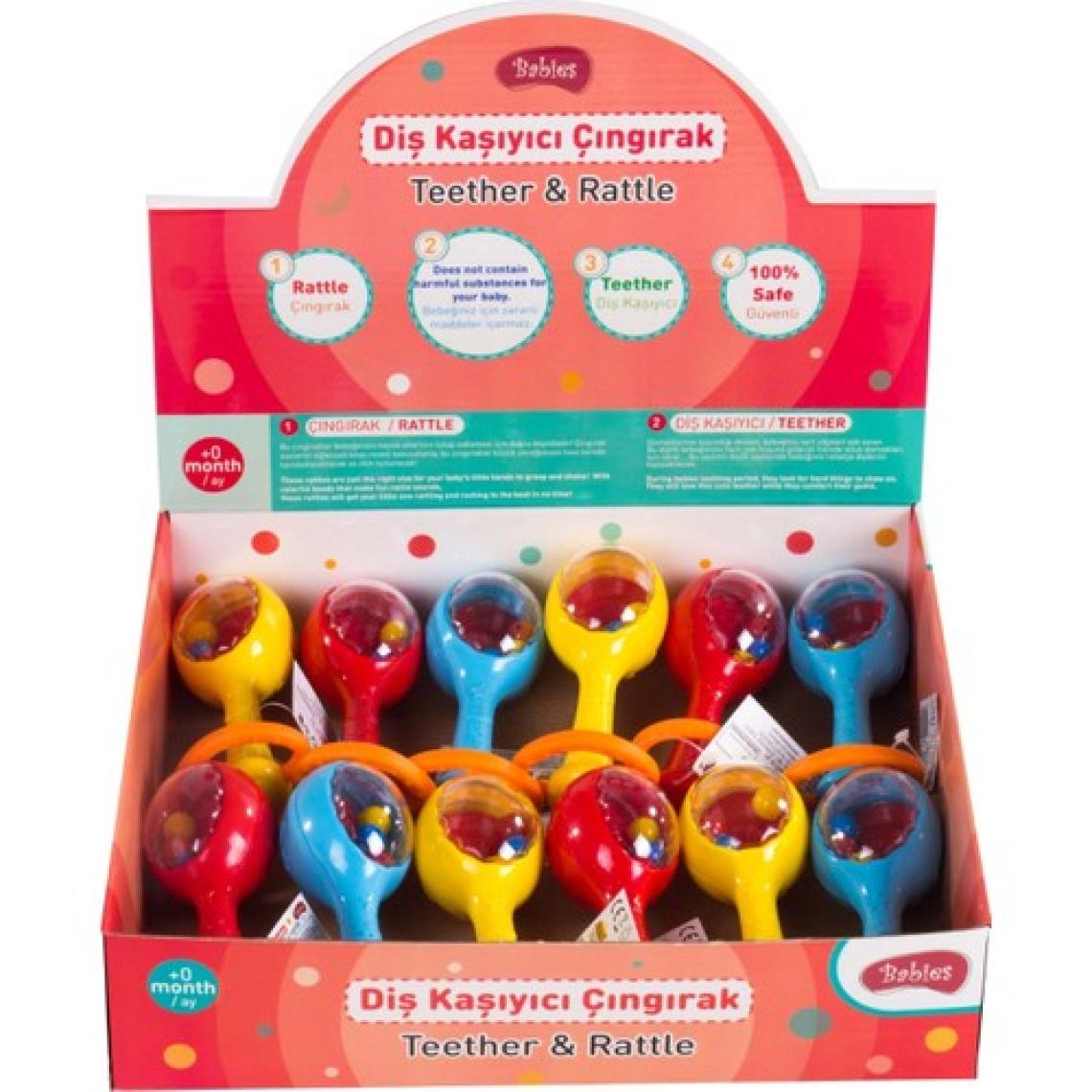 Furkan Babies Marakas Diş Kaşıyıcılı Çıngırak