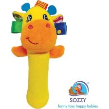 Sozzy Toys Çıngıraklı Sıksık Zürafa - SZY159