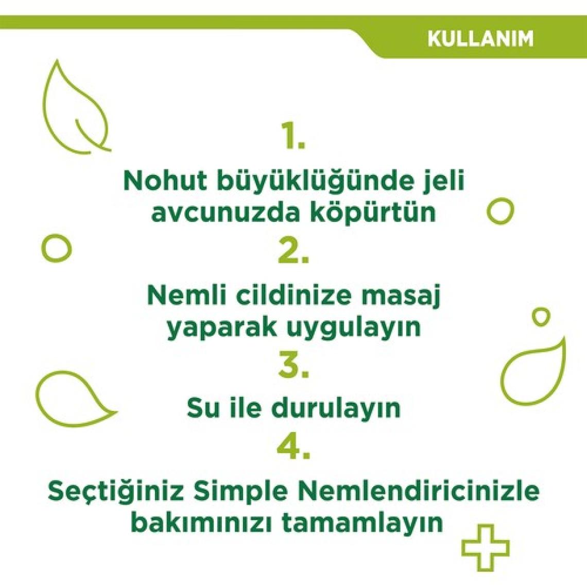 Simple Kind to Skin Ferahlatıcı Yüz Temizleme Jeli B5+E Vitamini Pürüzsüz Ve Sağlıklı Gözüken Bir Cilt İçin 150 ml