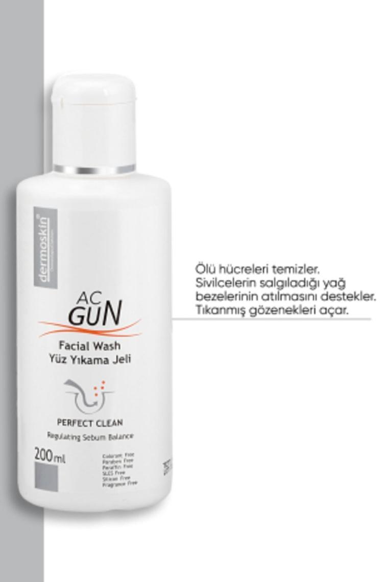 Acgun Sivilce Ve Akneli Ciltler Için Salisilik Asit Içeren Yüz Yıkama Jeli 200 ml