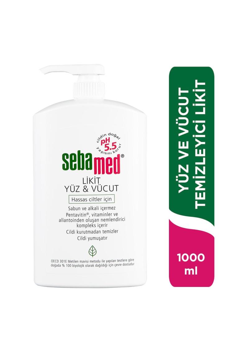 Sebamed Likit Yüz & Vücut Temizleyici 1000 ml