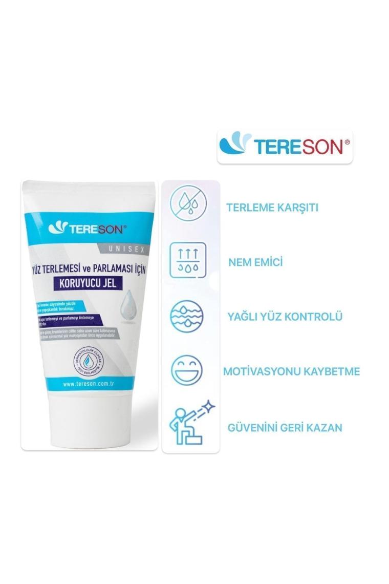 Tereson Yüz Terlemesi ve Parlaması Için Koruyucu Jel  50 ml