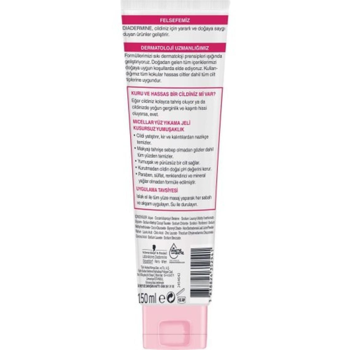 Diadermine Micellar Kusursuz Yumuşaklık Yüz Yıkama Jeli 150 ml