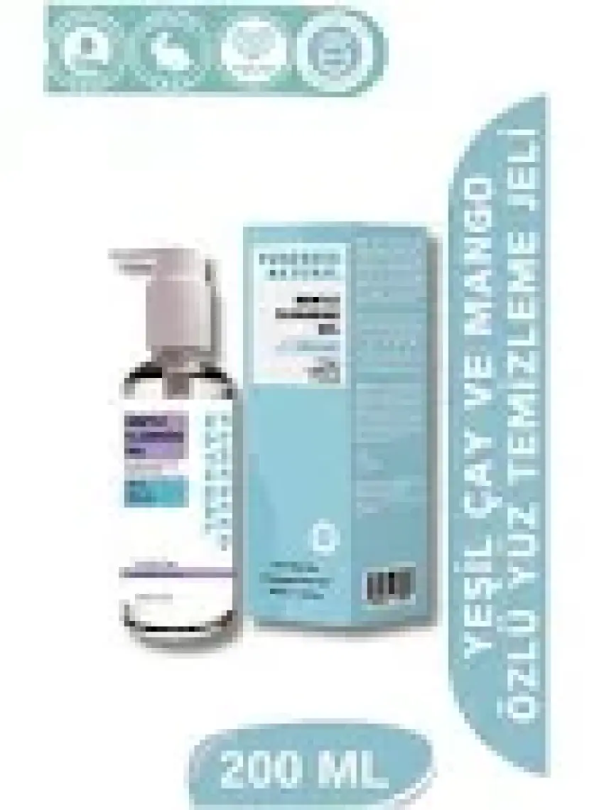Pureseed Natural Yeşil Çay ve Mango Özlü Yüz Temizleme Jeli 200 ml
