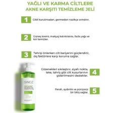 Sinoz Perfect Sebum Dengeleyici Yüz Temizleme Jeli 400 ML Yağlı Karma Ciltler için