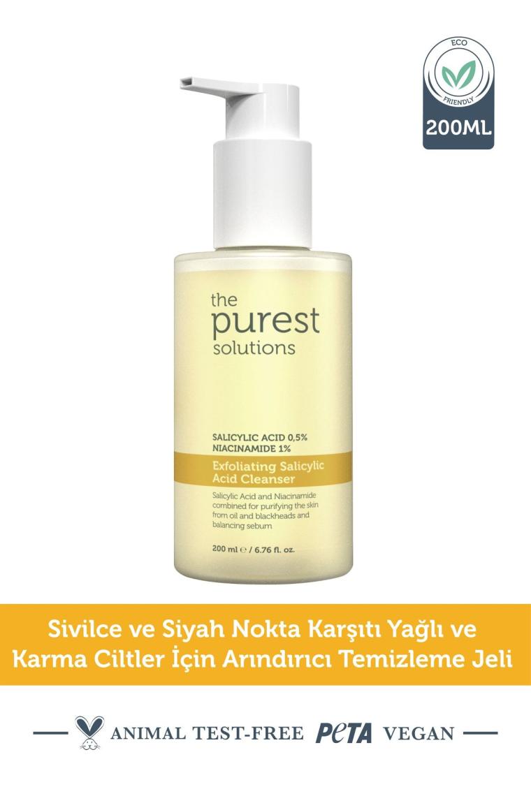 Yağlı Ve Karma Ciltler Için Siyah Nokta Karşıtı Temizleme Jeli 200 Ml