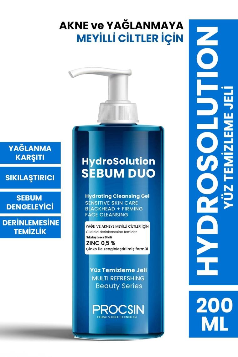 Procsin Hydro Solution Sebum Duo Yüz Temizleme Jeli 200 ml