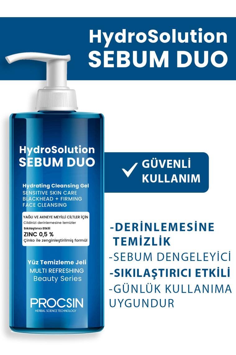 Procsin Hydro Solution Sebum Duo Yüz Temizleme Jeli 200 ml
