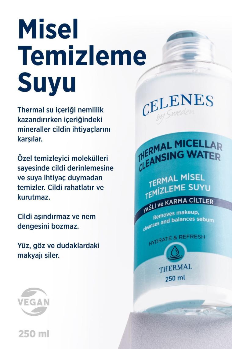 Thermal Misel Temizleme Suyu 250ml Yağlı Ve Karma Ciltler