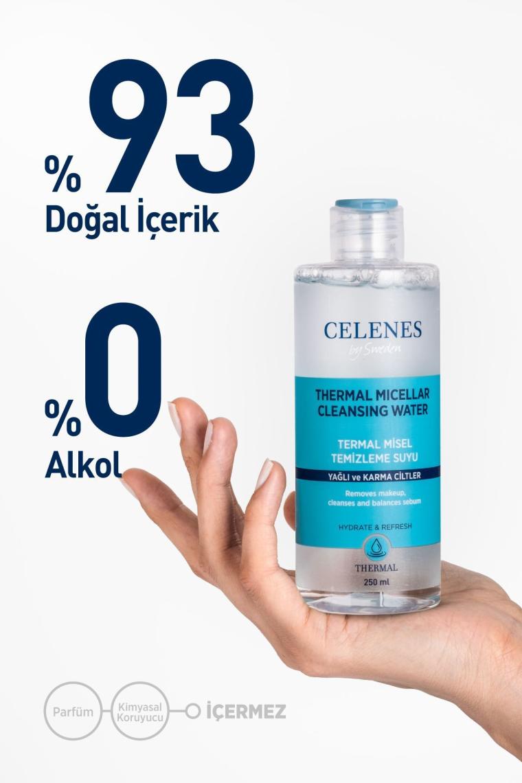 Thermal Misel Temizleme Suyu 250ml Yağlı Ve Karma Ciltler