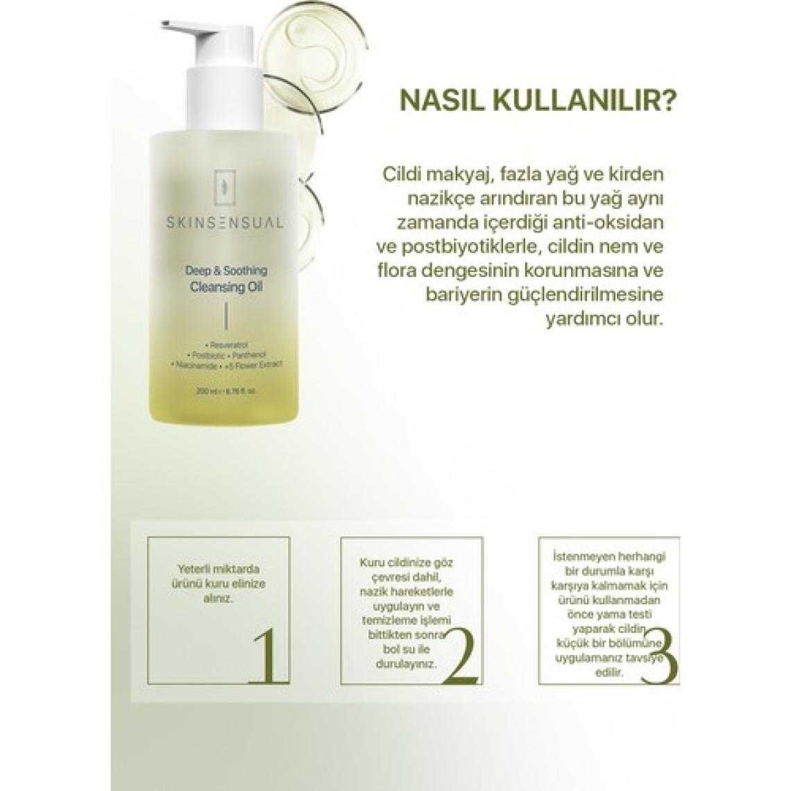 Skin Sensual Deep & Soothing Cleansing Oil | Resveratrol’ün Dokunuşuyla Cilt Temizliğinde Yenilik
