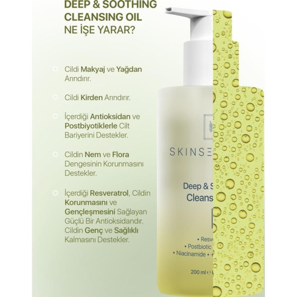 Skin Sensual Deep & Soothing Cleansing Oil | Resveratrol’ün Dokunuşuyla Cilt Temizliğinde Yenilik